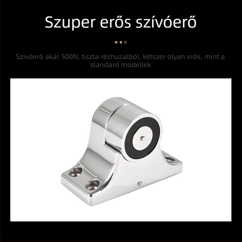 Elektromágneses ajtó-tartó, padlóra szerelhető, cink ötvözet, automata vezérlés, modern egyszerű stílus