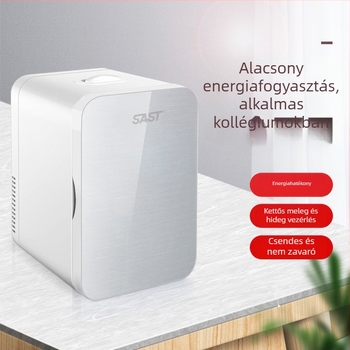 Kozmetikai mini hűtő félvezető hűtéssel, Gold Porcelain, 5 L, 48 W