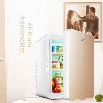 Kozmetikai mini hűtő félvezető hűtéssel, Gold Porcelain, 5 L, 48 W