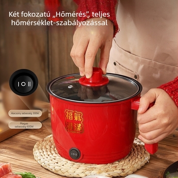 CW-1.8 elektromos főzőedény, belső rozsdamentes acél tartály, mechanikus gombos vezérlés, 2 rétegű kialakítás, 1.8 L kapacitás, beépített tisztítás funkció