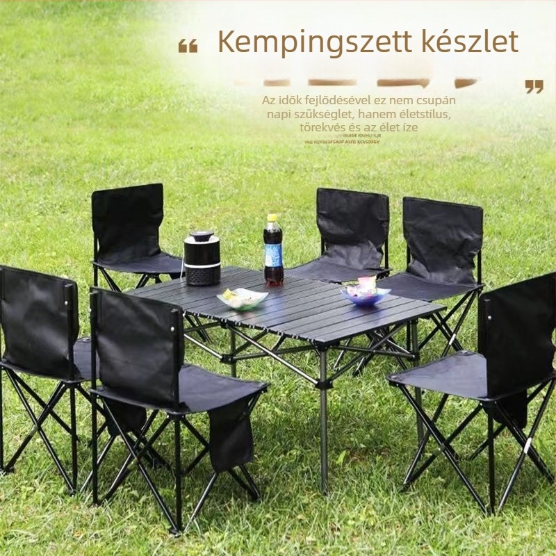 Kültéri összecsukható asztal és székek készlet — márka Qin qi, kategória: túlélési eszközök