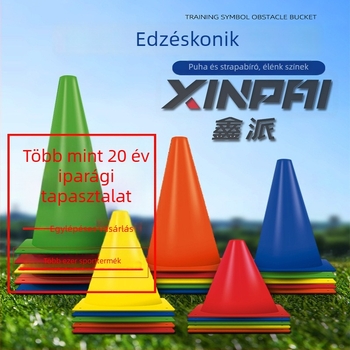 Futball-tréning felszerelés ABS anyaggal, Xinpai márka, konus alakú vödör akadályozó edzőeszköz, testreszabható feldolgozás