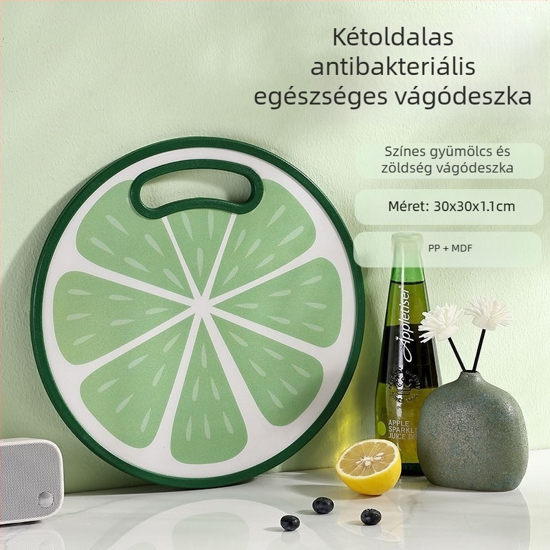 Műanyag vágódeszka, antibakteriális, háztartási használatra, modern minimalista stílus, 2024 tavaszán bemutatva