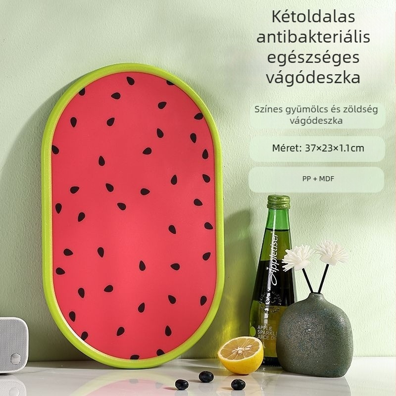 Műanyag vágódeszka, antibakteriális, háztartási használatra, modern minimalista stílus, 2024 tavaszán bemutatva