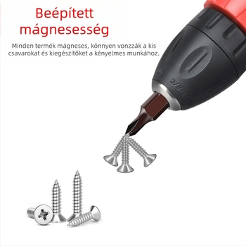 Hétszögletű mágneses bit elektromos fúróhoz és csavarozóhoz, 25 mm; Márka: Other; Anyag: Sandalwood