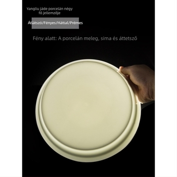 Téglalap alakú porcelán tál – Nordic stílus, egységes minta