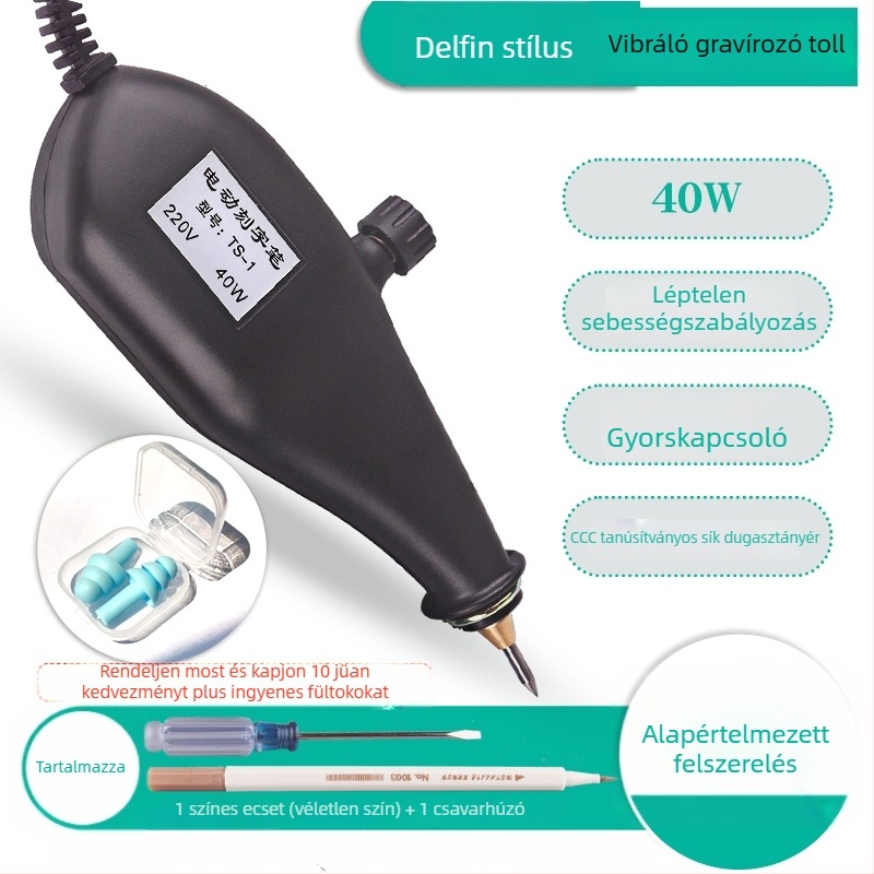 DIY Elektromos Gravíró Toll, Kompakt Jelölő Gravíró Toll, Elektromos Gravíró Toll, Jáde- és Fém Gravírozó Gép