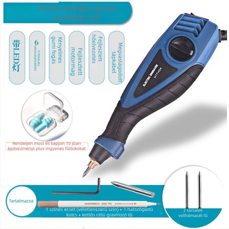 DIY Elektromos Gravíró Toll, Kompakt Jelölő Gravíró Toll, Elektromos Gravíró Toll, Jáde- és Fém Gravírozó Gép