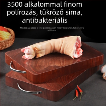 Vágódeszka tömörfából – háztartási használatra, antimildew, antibakteriális, import nélkül