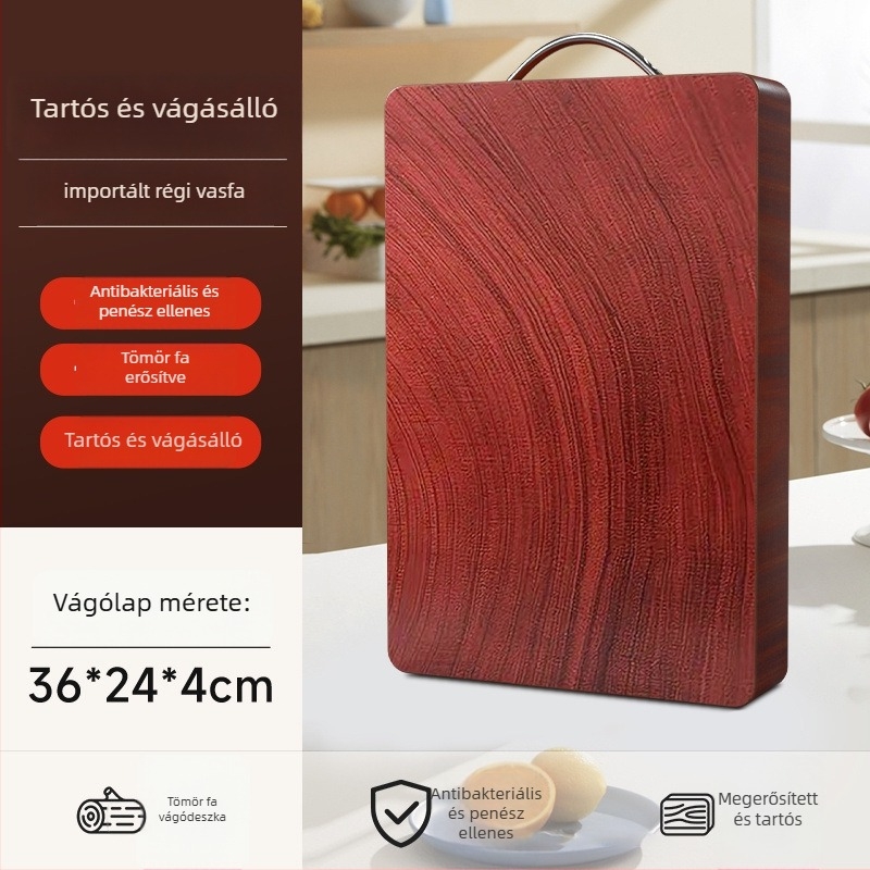 Vágódeszka tömörfából – háztartási használatra, antimildew, antibakteriális, import nélkül