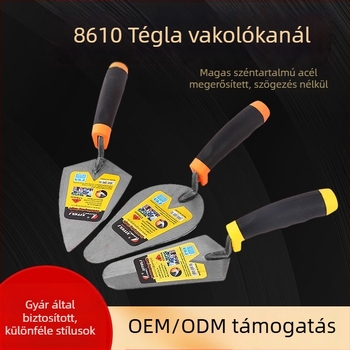 téglázó kés, 8610 modell, Hitley márka, szénacél penge, ovális spatula kör fejű