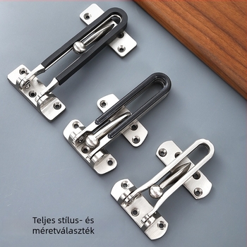 Ajtózár anti-lopás cink ötvözetből, elektroplattolt felület, stil kínai chinoiserie