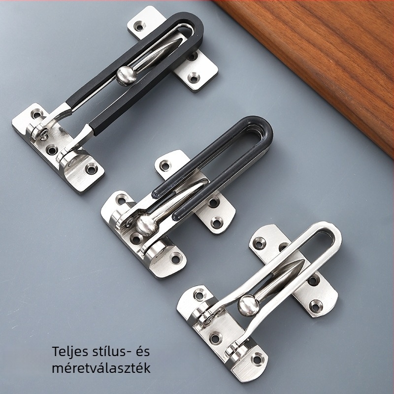 Ajtózár anti-lopás cink ötvözetből, elektroplattolt felület, stil kínai chinoiserie