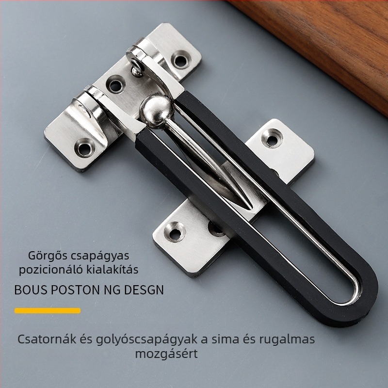 Ajtózár anti-lopás cink ötvözetből, elektroplattolt felület, stil kínai chinoiserie