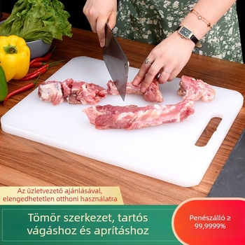 PE műanyag vágódeszka beépített fogantyúval – csúszásmentes, antibakteriális