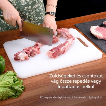 PE műanyag vágódeszka beépített fogantyúval – csúszásmentes, antibakteriális