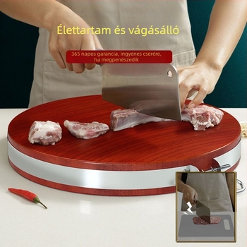 Kerek fa vágódeszka háztartási használatra – Hua Yong