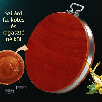 Kerek fa vágódeszka háztartási használatra – Hua Yong