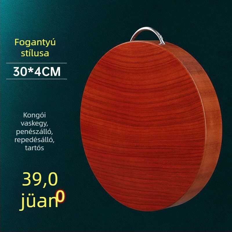 Kerek fa vágódeszka háztartási használatra – Hua Yong