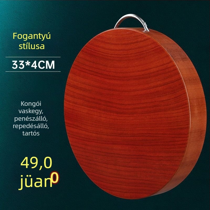 Kerek fa vágódeszka háztartási használatra – Hua Yong