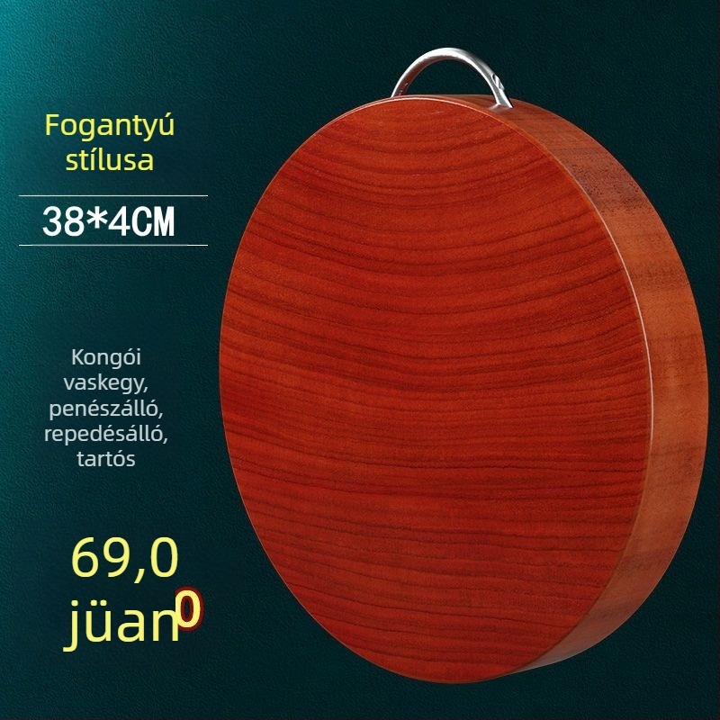 Kerek fa vágódeszka háztartási használatra – Hua Yong