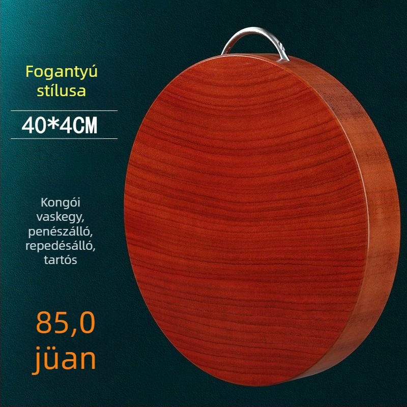 Kerek fa vágódeszka háztartási használatra – Hua Yong