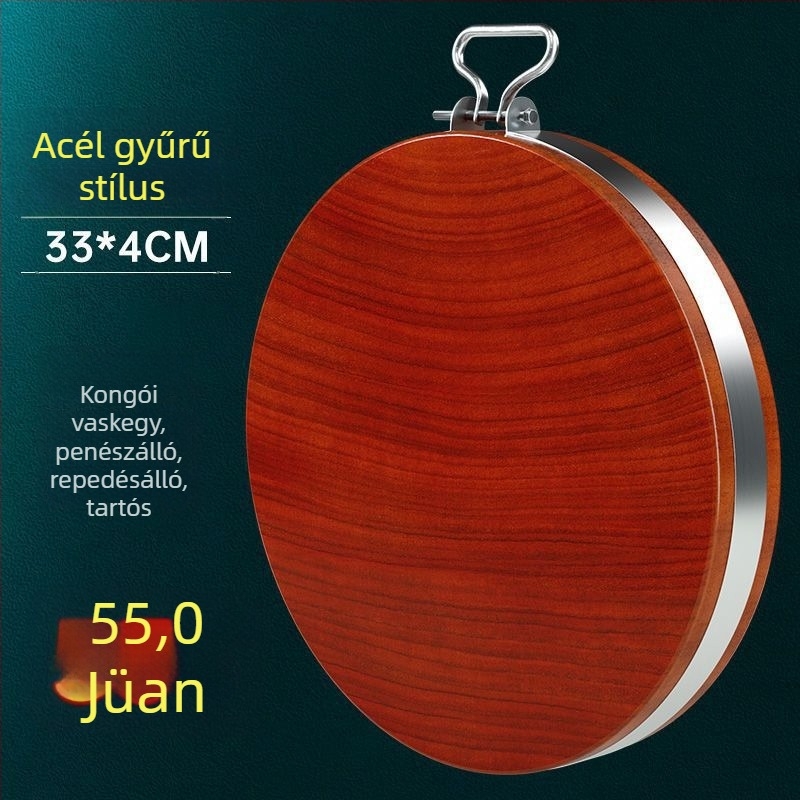 Kerek fa vágódeszka háztartási használatra – Hua Yong