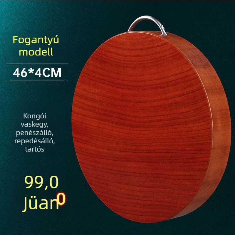 Kerek fa vágódeszka háztartási használatra – Hua Yong