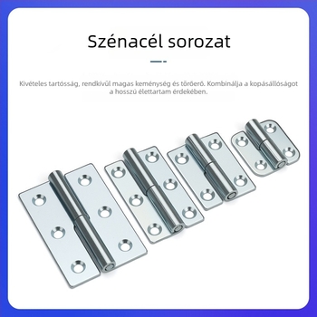 Leválasztható csukló szekrényekhez — sík, ipari összecsukható hardver, 304 rozsdamentes acél, 2 mm vastagság, elektroplattolt felület