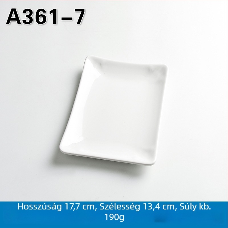 Melamin téglalap alakú tál forró pot és grill számára, kínai stílus, permetezett felület