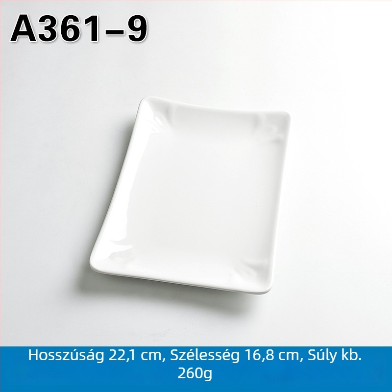 Melamin téglalap alakú tál forró pot és grill számára, kínai stílus, permetezett felület