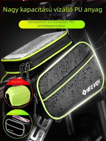 Felsőcső táska kerékpárhoz, vízálló, 5 L kapacitás, modell ylqb001, mountain bike