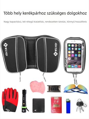 Felsőcső táska kerékpárhoz, vízálló, 5 L kapacitás, modell ylqb001, mountain bike