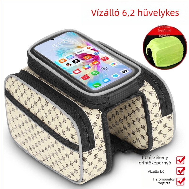 Felsőcső táska kerékpárhoz, vízálló, 5 L kapacitás, modell ylqb001, mountain bike