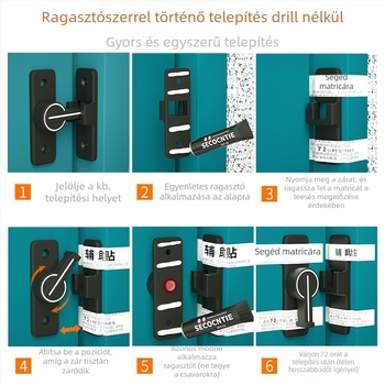 Tolóajtóhoz anti-zár, Típus A, cinkötvözet, Sonic Shock
