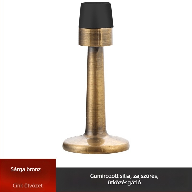 Ajtó felső rész – anti-ütközés, falra szerelt, rozsdamentes acél (304/201) vagy cinkötvözet, felület polírozott/galvanizált, megnövelt magasság, kézi működtetés