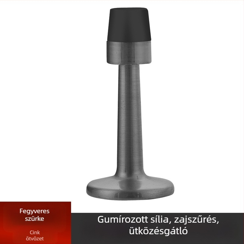 Ajtó felső rész – anti-ütközés, falra szerelt, rozsdamentes acél (304/201) vagy cinkötvözet, felület polírozott/galvanizált, megnövelt magasság, kézi működtetés