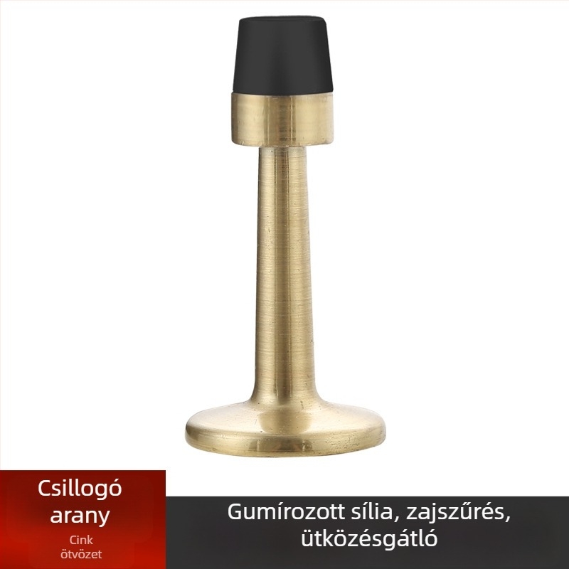 Ajtó felső rész – anti-ütközés, falra szerelt, rozsdamentes acél (304/201) vagy cinkötvözet, felület polírozott/galvanizált, megnövelt magasság, kézi működtetés