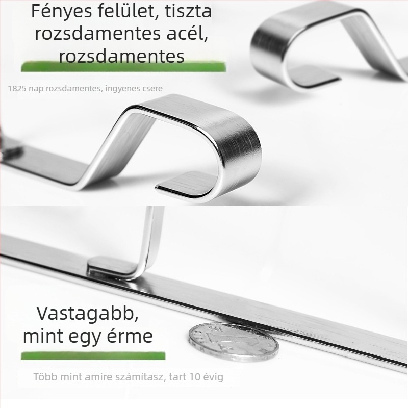 Xinyi jia Skandináv stílusú multifunkcionális konyhai akasztó polc, falra szerelhető, 201 rozsdamentes acél, szárító tálak tartó