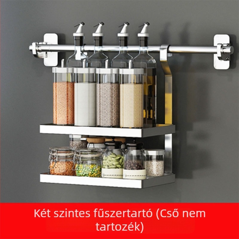 Xinyi jia Skandináv stílusú multifunkcionális konyhai akasztó polc, falra szerelhető, 201 rozsdamentes acél, szárító tálak tartó