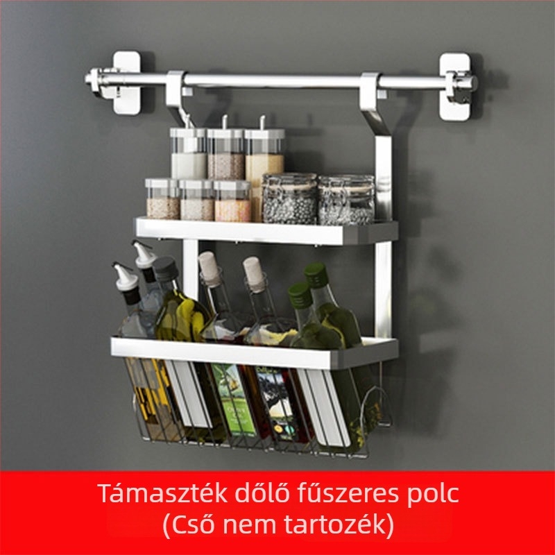 Xinyi jia Skandináv stílusú multifunkcionális konyhai akasztó polc, falra szerelhető, 201 rozsdamentes acél, szárító tálak tartó
