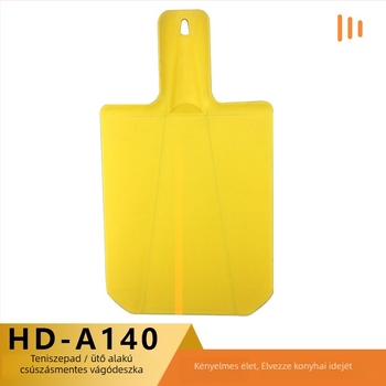 Raketa alakú csúszásmentes vágódeszka, kültéri műanyagból, hordozható és összecsukható, élelmiszerbiztonságos. Anyag: Plastic + TPR; Eredet: Yangjiang; Stílus: Kényelmes