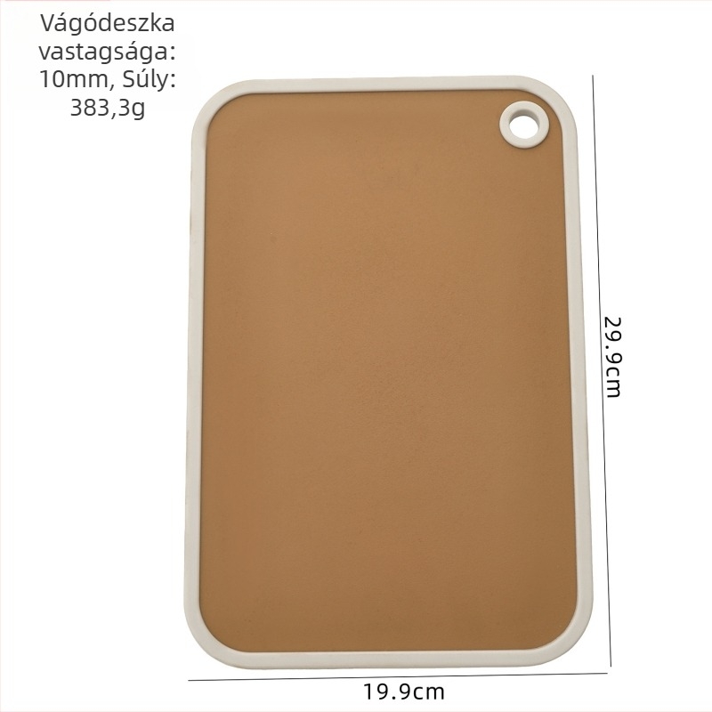 Többfunkciós vágódeszka otthoni használatra – antibakteriális és csúszásmentes, PP+TPR anyagból (Anyag: PP+TPR; Eredet: Yangjiang; Piacra kerülés éve: 2025)