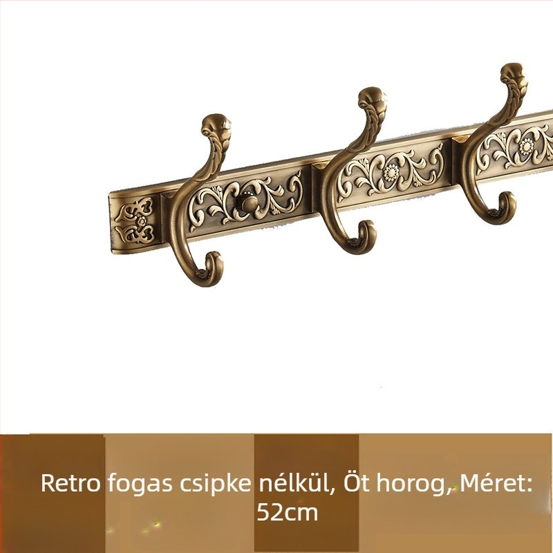 Ötvözet falikampó, amerikai stílus, antik felülettel, 2 kg, Seth