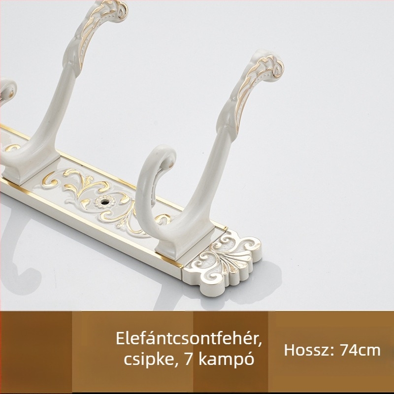 Ötvözet falikampó, amerikai stílus, antik felülettel, 2 kg, Seth