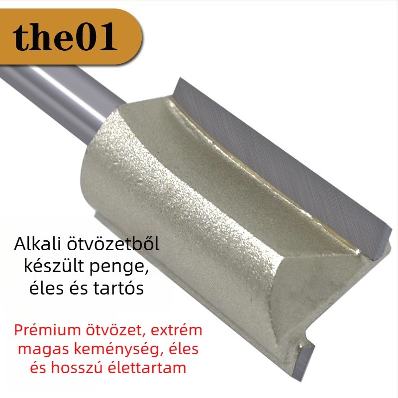 Faipari csatornázó maró, egy- és kétszeres élű, CNC/gravírozó gépekkel kompatibilis, fa, MDF és laminált lemezekhez