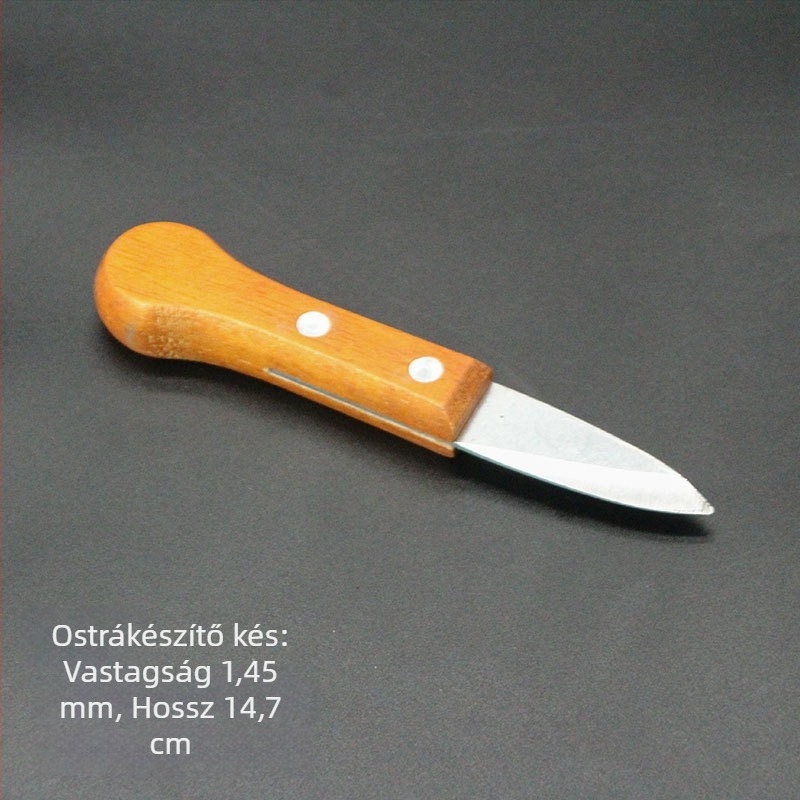 Teppanyaki spatula készlet fa fogantyúval, rozsdamentes acélból – magas hőállóság, égésmentes, tartalmaz steak spatulát és grill spatulát