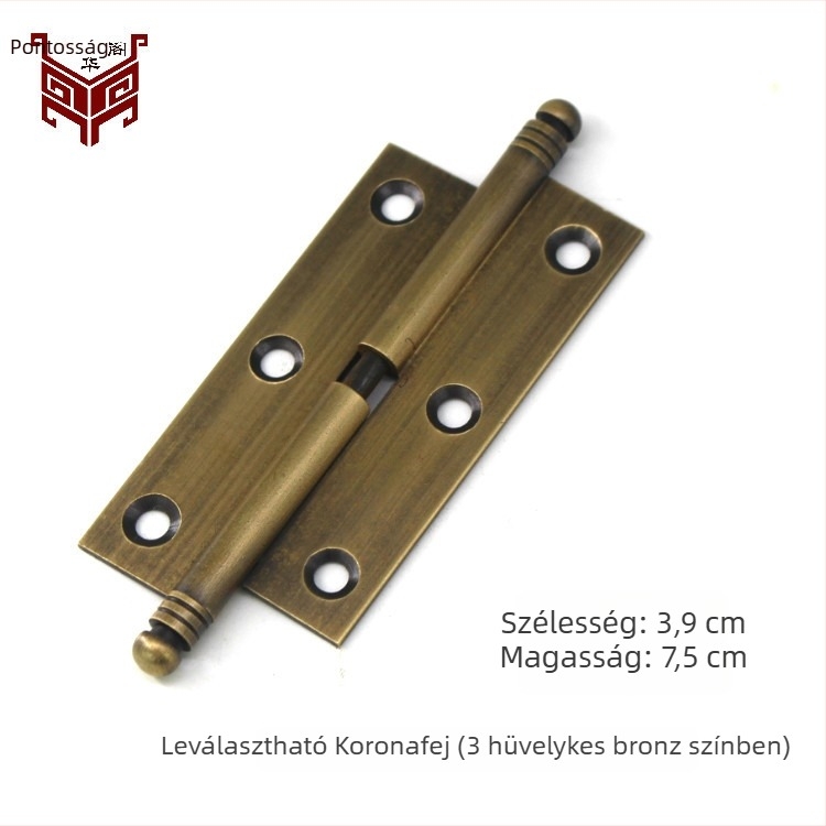 Rejtett sárgaréz szekrényajtó pánt, csendes, alkalmas szekrényajtókhoz, képernyők és dobozokhoz