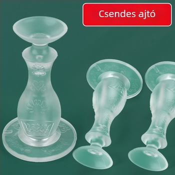 Szilikon ajtóstopper — fúrás nélküli, ütközés elleni védelem, bejárati és hátsó ajtókhoz