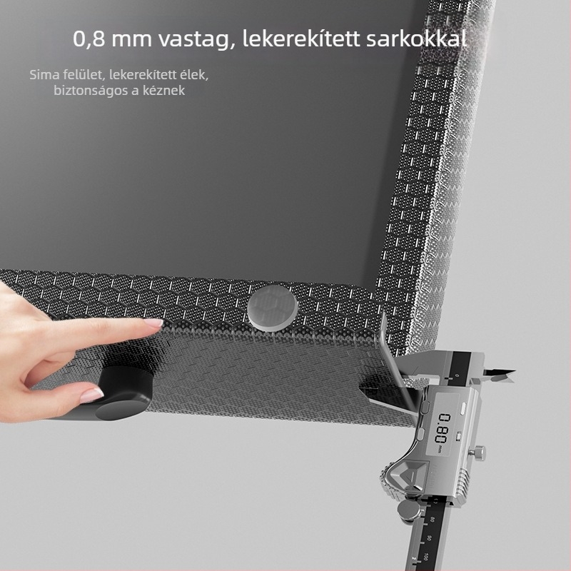 Fali tároló gáz- és indukciós főzőlaphoz, szénacél, nordic stílus, Home Bailey